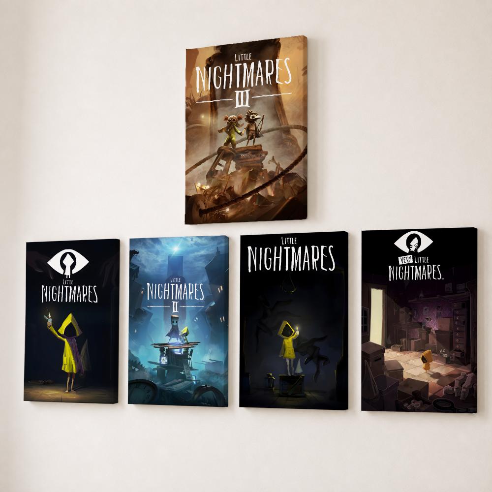 Canvas Wrap Ready - Game L-Little Nightmares Anime Painting Calligraphy