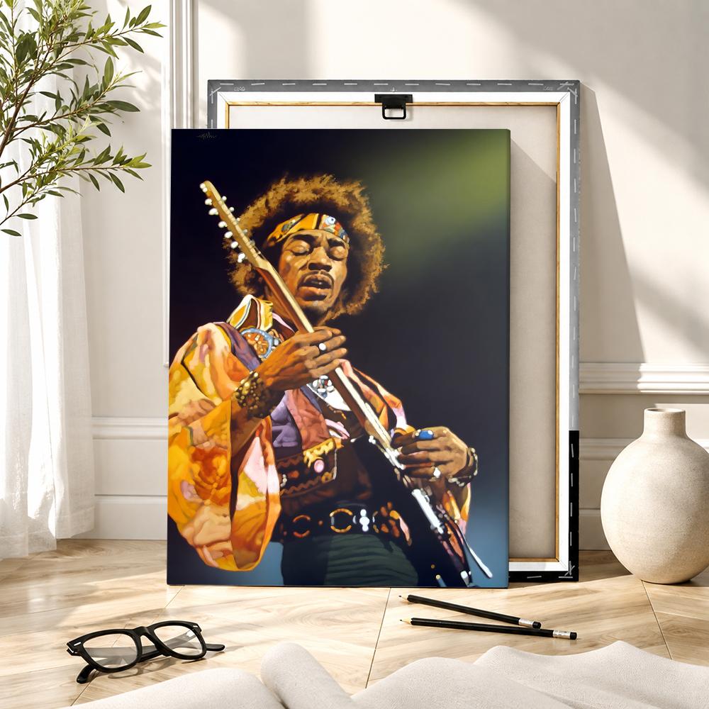 J-Jimi Hendrix Kraft Papper Pa - огляд і ціна Canvas Wrap Ready