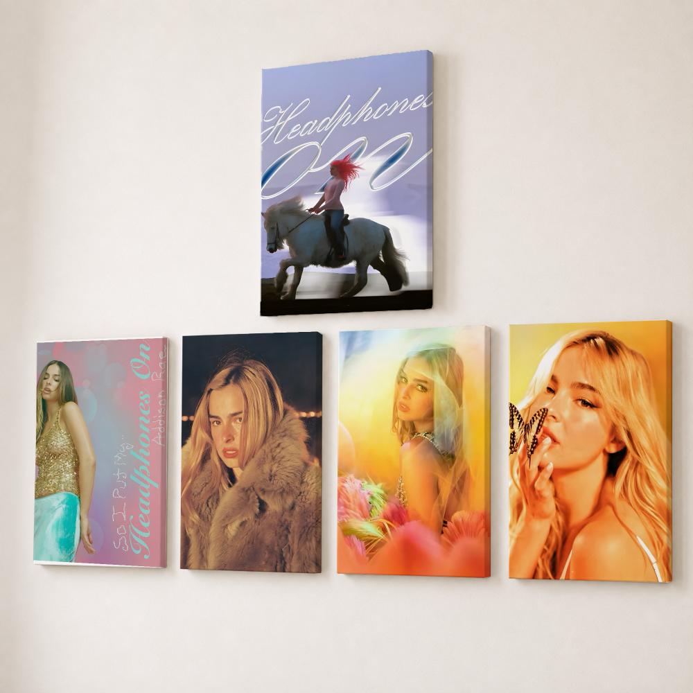 Singer A-addison Rae Painting  - огляд і ціна Canvas Wrap Ready