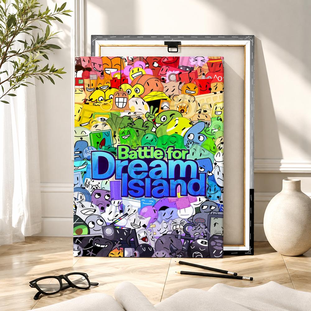 Bfdi B-Battle For Dream Island - огляд і ціна Canvas Wrap Ready