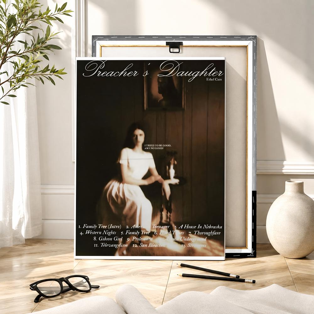 Singer E-Ethel Cain Painting C - огляд і ціна Canvas Wrap Ready
